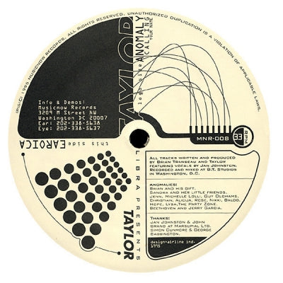 LIBRA PRESENTS TAYLOR - Earoica / Anomaly Calling Your Name