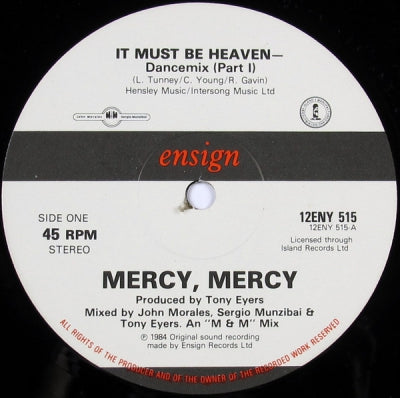 MERCY MERCY - It Must Be Heaven