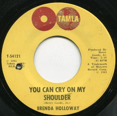 BRENDA HOLLOWAY - You Can Cry On My Shoulder / How Many Times Did You Mean It