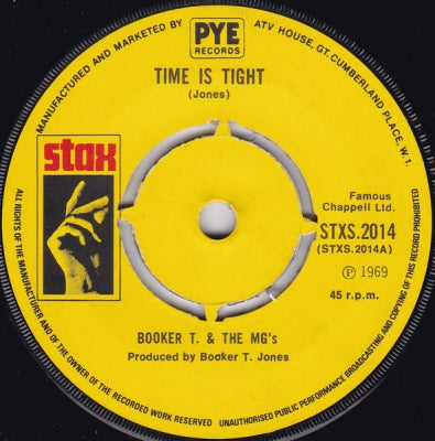 BOOKER T. & THE M.G.'S - Time Is Tight / Soul Limbo