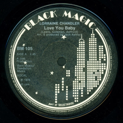 LORRAINE CHANDLER - Love You Baby / What Can I Do