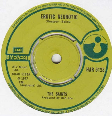 THE SAINTS - Erotic Neurotic / One Way Street
