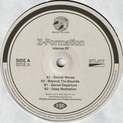 Z-FORMATION - Intense EP