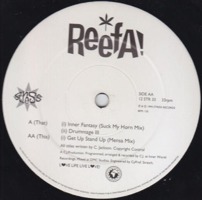 REEFA! - Inner Fantasy / Get Up Stand Up