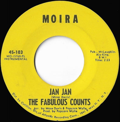 THE FABULOUS COUNTS - Jan Jan / Girl From Kenya