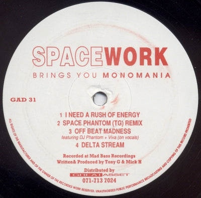 SPACEWORK - Brings You Monomania