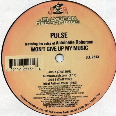 PULSE - Won't Give Up My Music