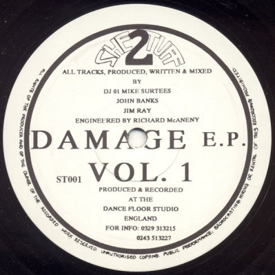 DJ 01 MIKE SURTEES, JOHN BANKS, JIM RAY - Damage E.P. Vol. 1