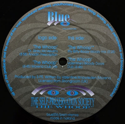 THE SELF PRESERVATION SOCIETY - The Whoop