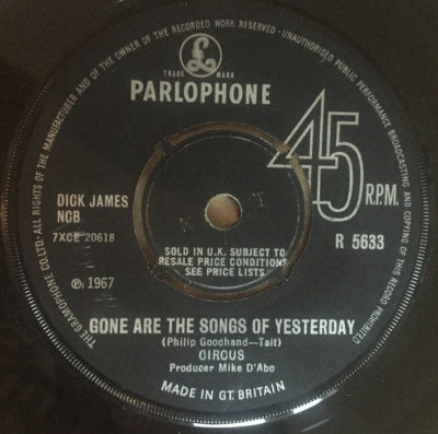 CIRCUS - Gone Are The Songs Of Yesterday / Sink Or Swim