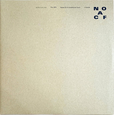 THE 1975 - Notes On A Conditional Form