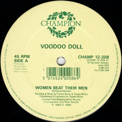 VOODOO DOLL - Women Beat Their Men
