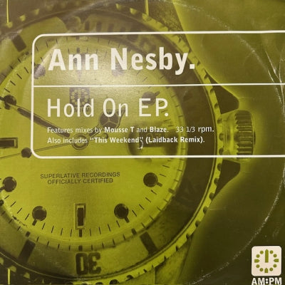 ANN NESBY - Hold On E.P.