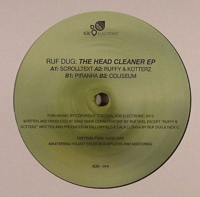 RUF DUG - The Head Cleaner EP