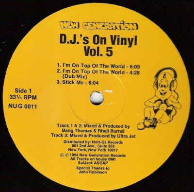 VARIOUS - D.J.'s On Vinyl Vol. 5