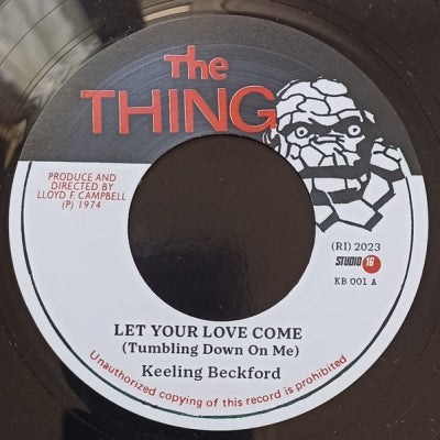 KEELING BECKFORD - Let Your Love Come (Tumbling Down On Me)