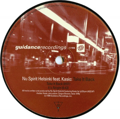 NU SPIRIT HELSINKI FEAT. KASIO - Take It Back