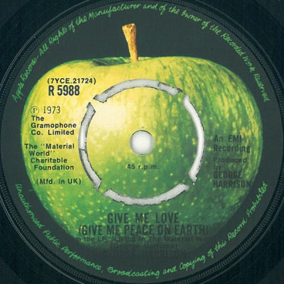 GEORGE HARRISON - Give Me Love (Give Me Peace On Earth)
