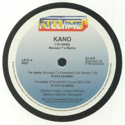 KANO - I'm Ready (Mousse T's Remix)