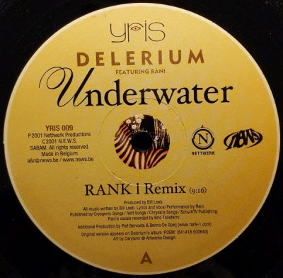 DELERIUM FEATURING RANI - Underwater (Remixes)