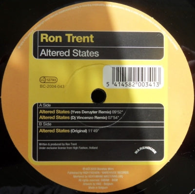 RON TRENT - Altered States