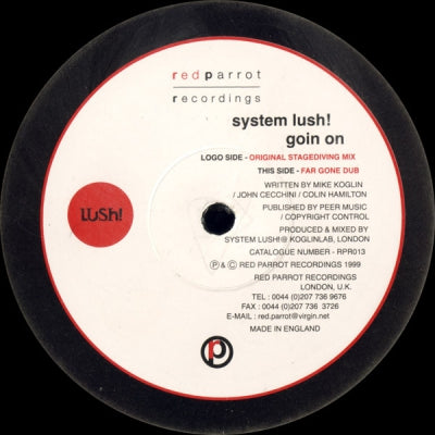 SYSTEM LUSH! - Goin On