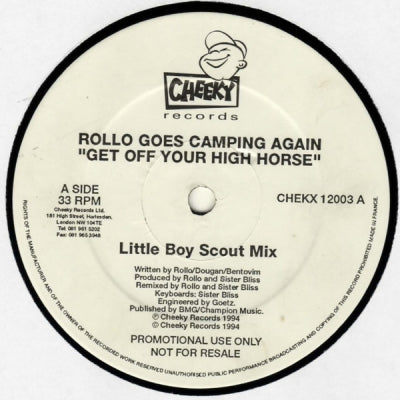 ROLLO GOES CAMPING - Get Off Your High Horse