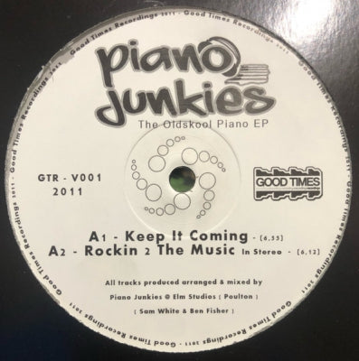 PIANO JUNKIES - The Oldskool Piano EP