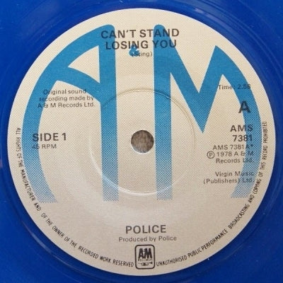 THE POLICE - Can't Stand Losing You / Dead End Job