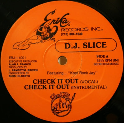 D.J. SLICE FEATURING KOOL ROCK JAY - Slice It Up / Check It Out