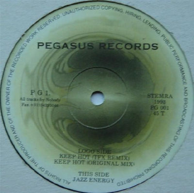 NOBODY - Keep Hot  / Jazz Energy