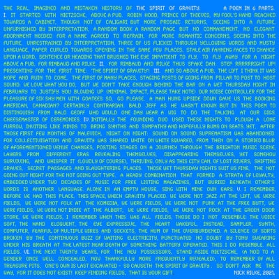 VARIOUS ARTISTS - The Spirit Of Gravity 'A Poem In 6 Parts'.