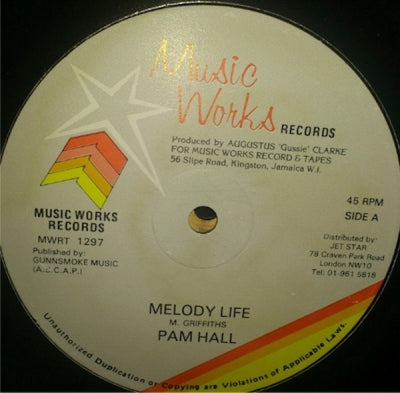 PAM HALL - Melody Life / Bye Bye Love