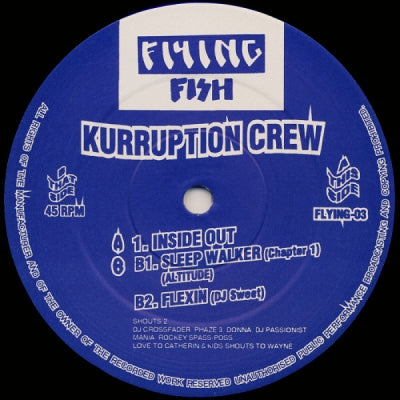 KURRUPTION CREW / ALTITUDE / DJ SWEET - Inside Out / Sleep Walker (Chapter 1) / Flexin