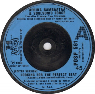 AFRIKA BAMBAATAA AND THE SOULSONIC FORCE - Looking For the Perfect Beat