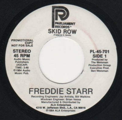 FREDDIE STARR - Skid Row