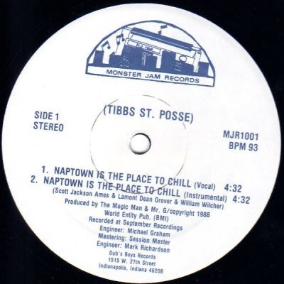 TIBBS ST. POSSE - Naptown Is The Place To Chill