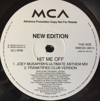 NEW EDITION - Hit Me Off
