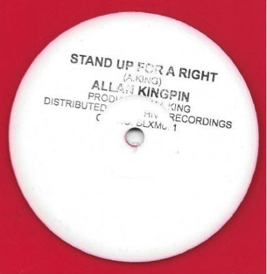 ALLAN KINGPIN - Stand Up For A Right