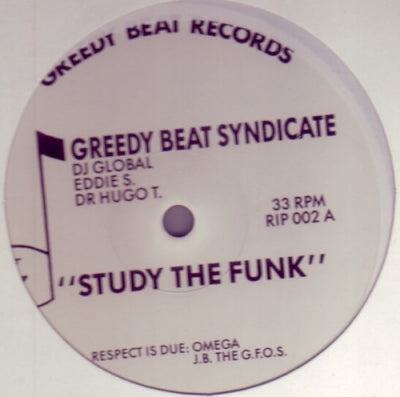 THE GREEDY BEAT SYNDICATE - Study The Funk
