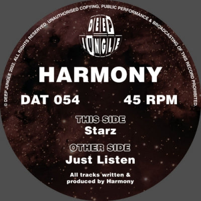 HARMONY - Just Listen / Starz
