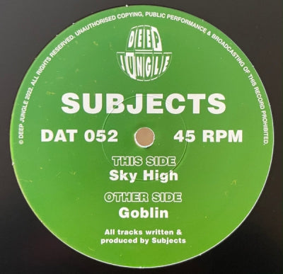 SUBJECTS - Goblin / Sky High