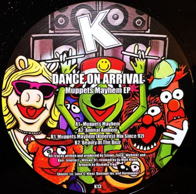 DANCE ON ARRIVAL - Muppets Mayhem EP