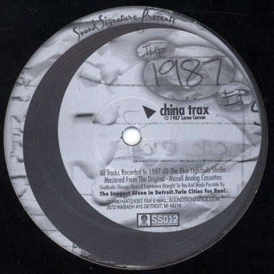LERON CARSON / THEO PARRISH - 1987 EP