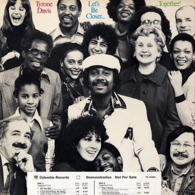 TYRONE DAVIS - Let's Be Closer Together