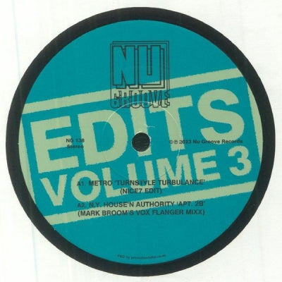 METRO / N.Y. HOUSE'N AUTHORITY / TRACER / ASYLUM - Nu Groove Edits Volume 3