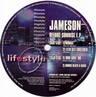 JAMESON - Before Sunrise E.P.