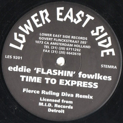 EDDIE 'FLASHIN' FOWLKES - Time To Express