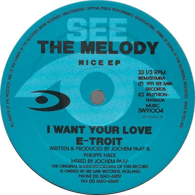 THE MELODY - Nice EP