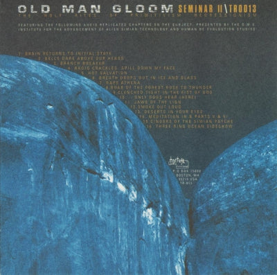 OLD MAN GLOOM - Seminar II: The Holy Rites Of Primitivism Regressionism